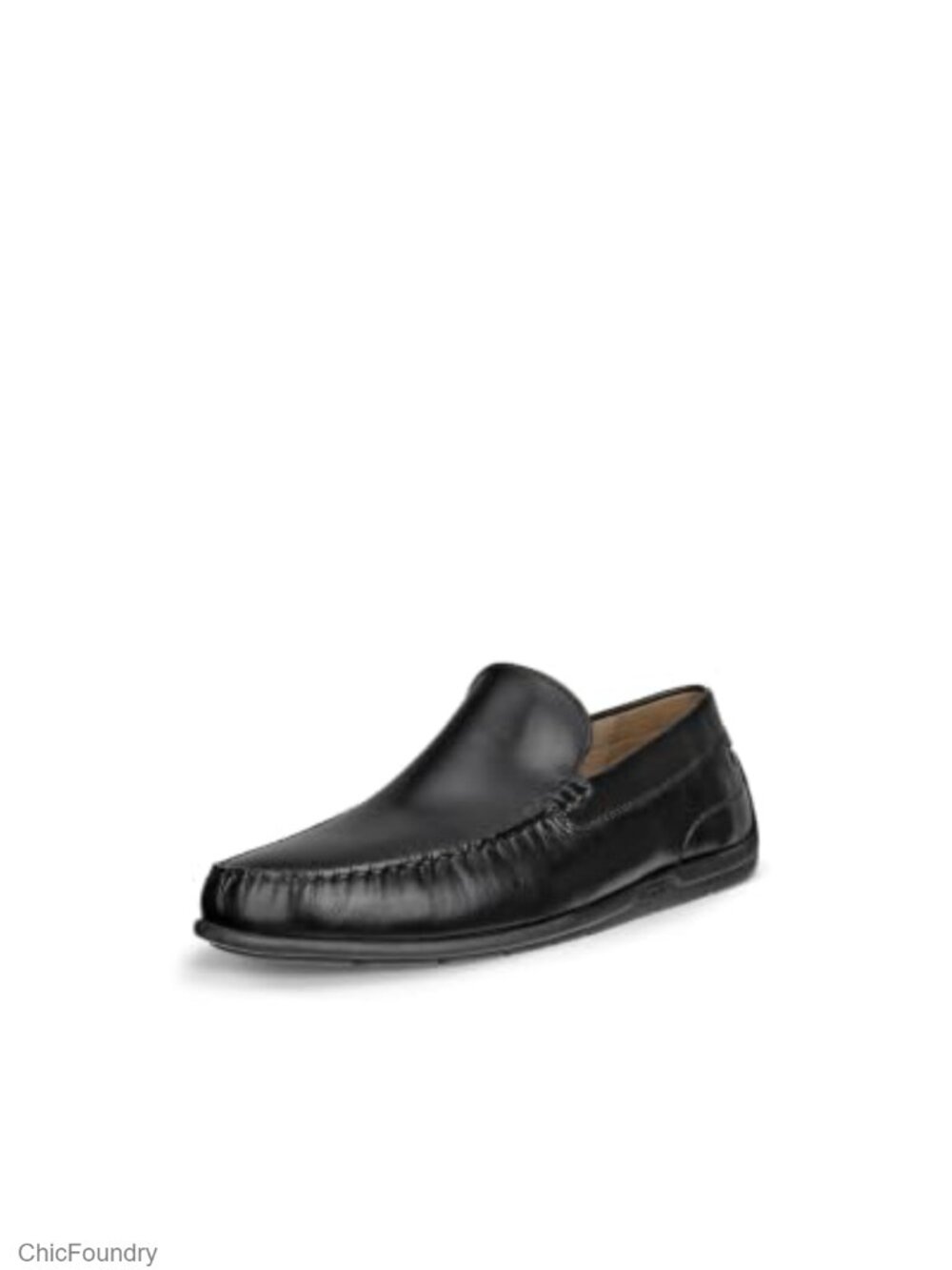 Full-Grain Leather Slip-On Loafer Breathable Casual Comfort
